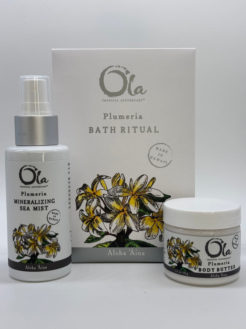 Plumeria Spa Ritual Gift Set – Ola Tropical Apothecary